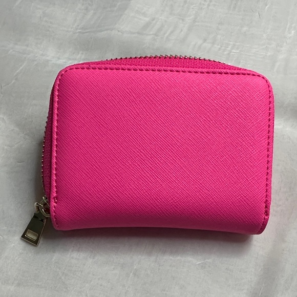 NWOT Hot Pink Genuine Leather Wallet - Picture 4 of 4